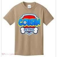 Funny Cousin Patrol Dog Mom, Dad For Women Gift Kids T-Shirt thumb 0