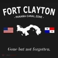 Fort Clayton Panama Canal Zone Button thumb 1