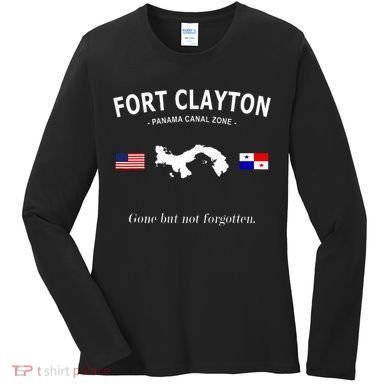 Fort Clayton Panama Canal Zone Women's Long Sleeve Shirt