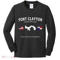 Fort Clayton Panama Canal Zone Kids Long Sleeve Shirt thumb 0