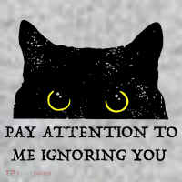 Funny Cat Pay Attention To Me Ignoring You Sarcastic Cat Mom Kids Sweatshirt thumb 2