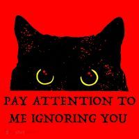 Funny Cat Pay Attention To Me Ignoring You Sarcastic Cat Mom Santa Hat thumb 1