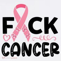 Fuck Cancer Pink Ribbon Breast Cancer Women's Hoodie thumb 2