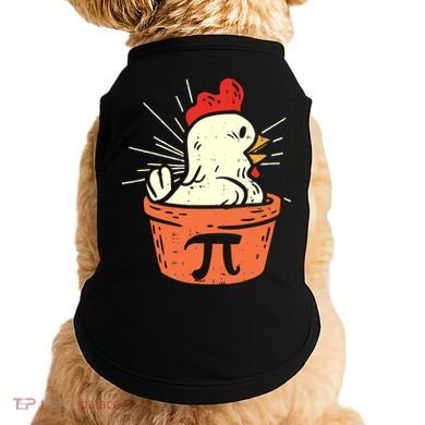 Funny Chicken Pot Pi Day Pie Math Lover Geek 3 14 Doggie Tank