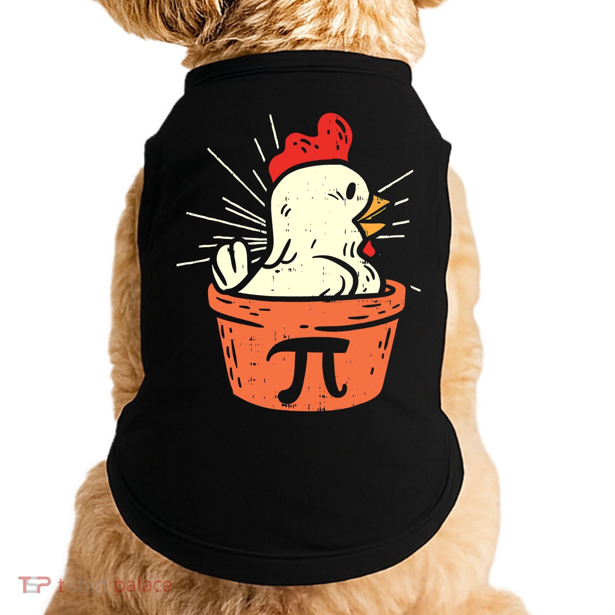 Funny Chicken Pot Pi Day Pie Math Lover Geek 3 14 Doggie Tank