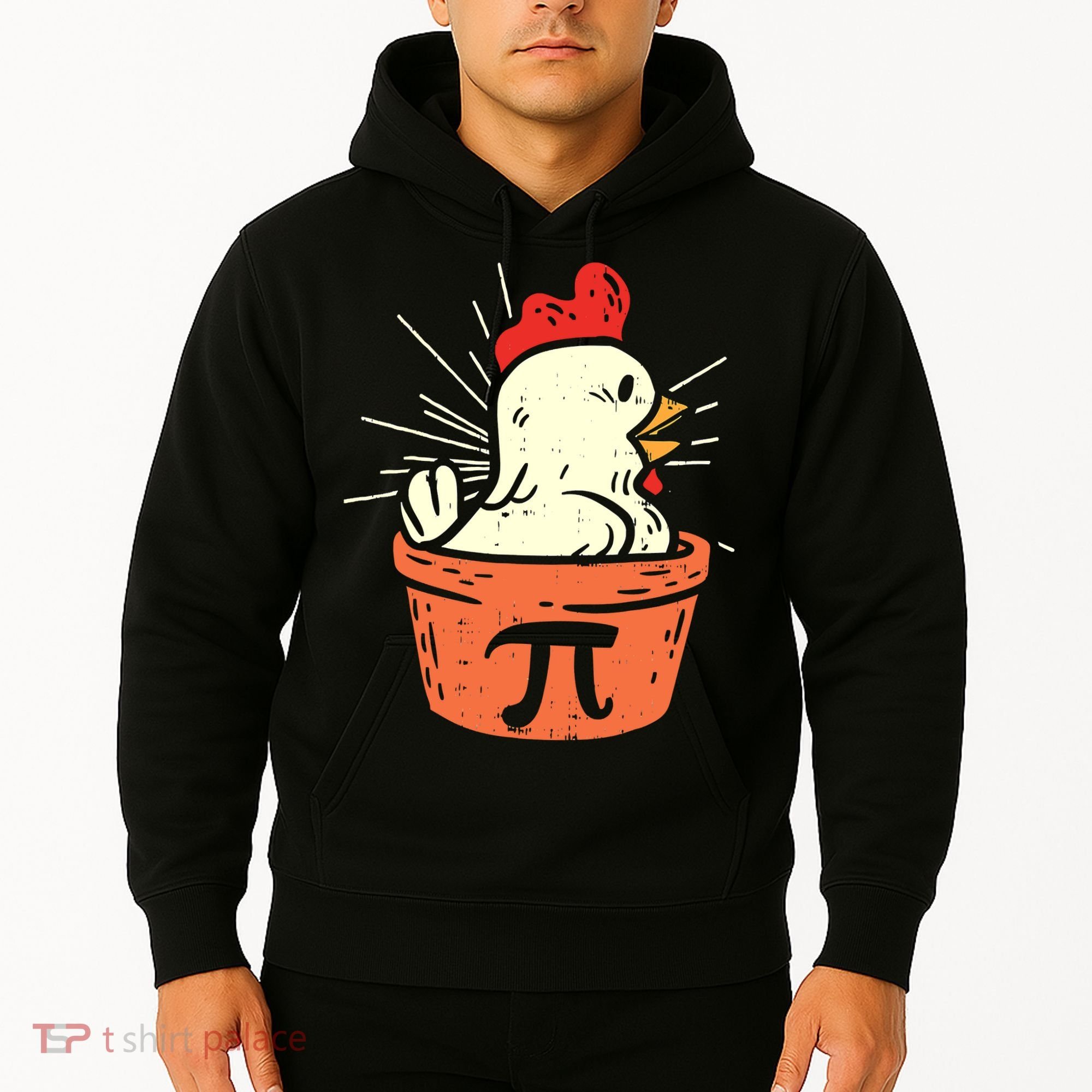 Funny Chicken Pot Pi Day Pie Math Lover Geek 3 14 Hoodie