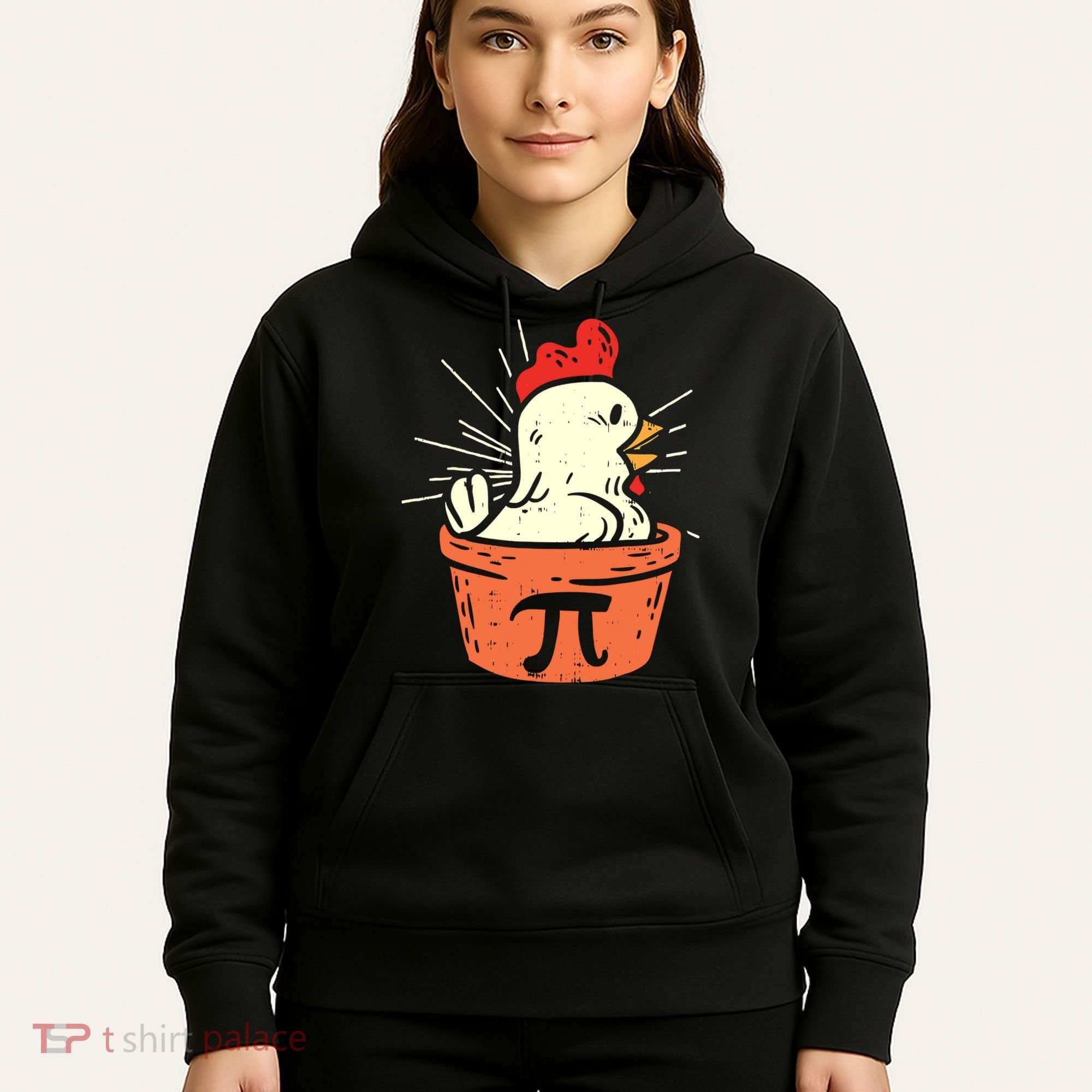Funny Chicken Pot Pi Day Pie Math Lover Geek 3 14 Hoodie