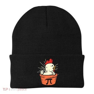 Funny Chicken Pot Pi Day Pie Math Lover Geek 3 14 Beanie