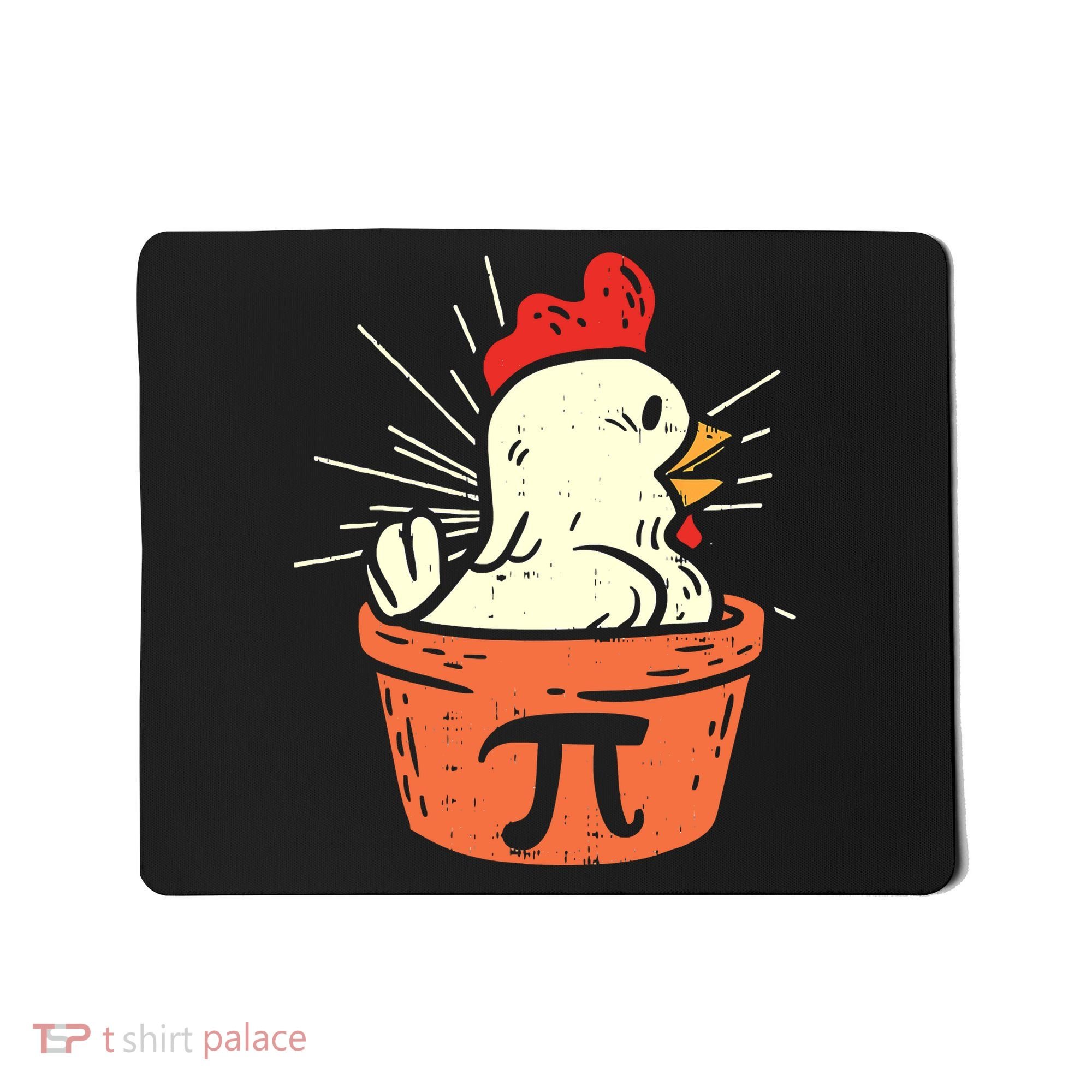Funny Chicken Pot Pi Day Pie Math Lover Geek 3 14 Mousepad
