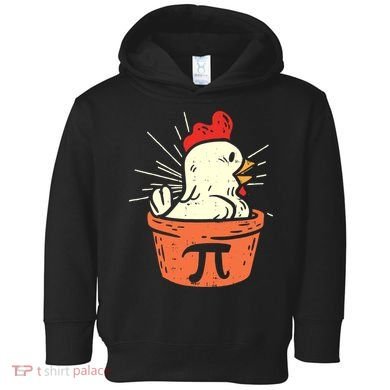 Funny Chicken Pot Pi Day Pie Math Lover Geek 3 14 Toddler Hoodie