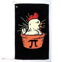 Funny Chicken Pot Pi Day Pie Math Lover Geek 3 14 Golf Towel thumb 0