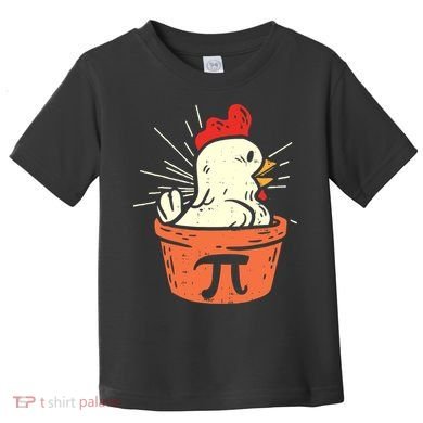 Funny Chicken Pot Pi Day Pie Math Lover Geek 3 14 Toddler T-Shirt