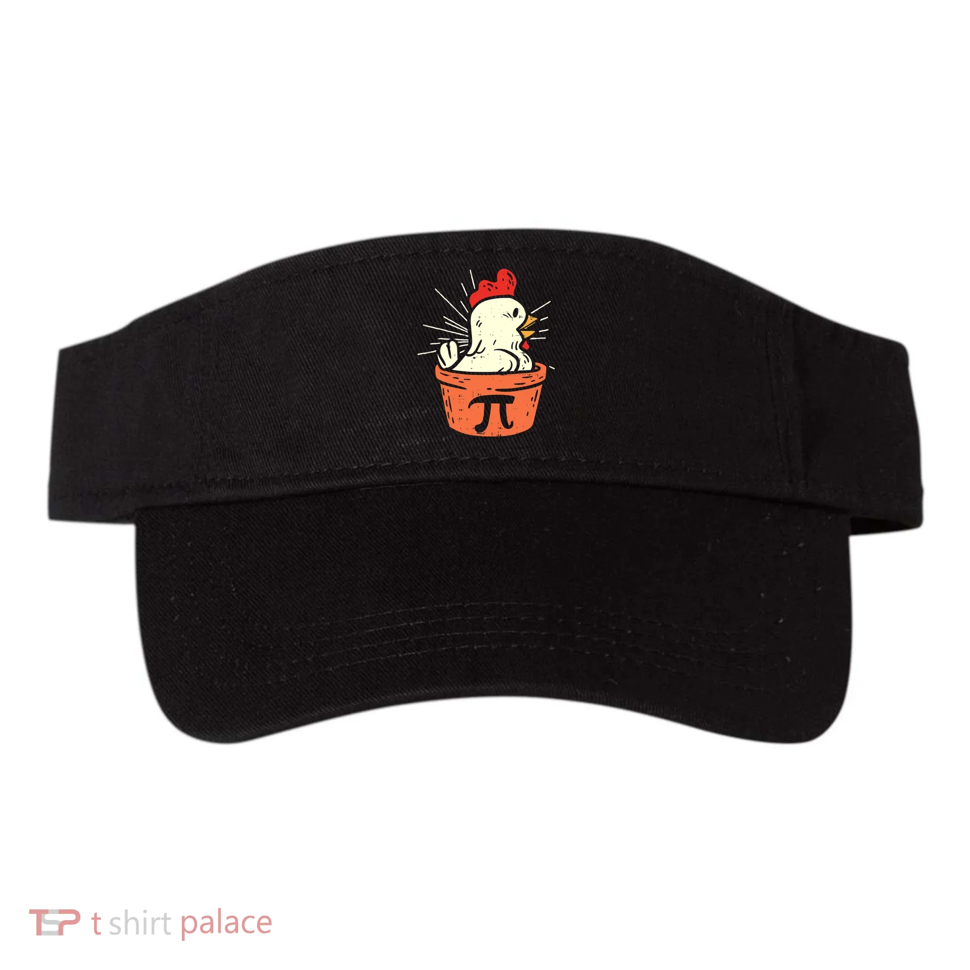 Funny Chicken Pot Pi Day Pie Math Lover Geek 3 14 Visor