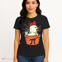 Funny Chicken Pot Pi Day Pie Math Lover Geek 3 14 Women's T-Shirt thumb 4