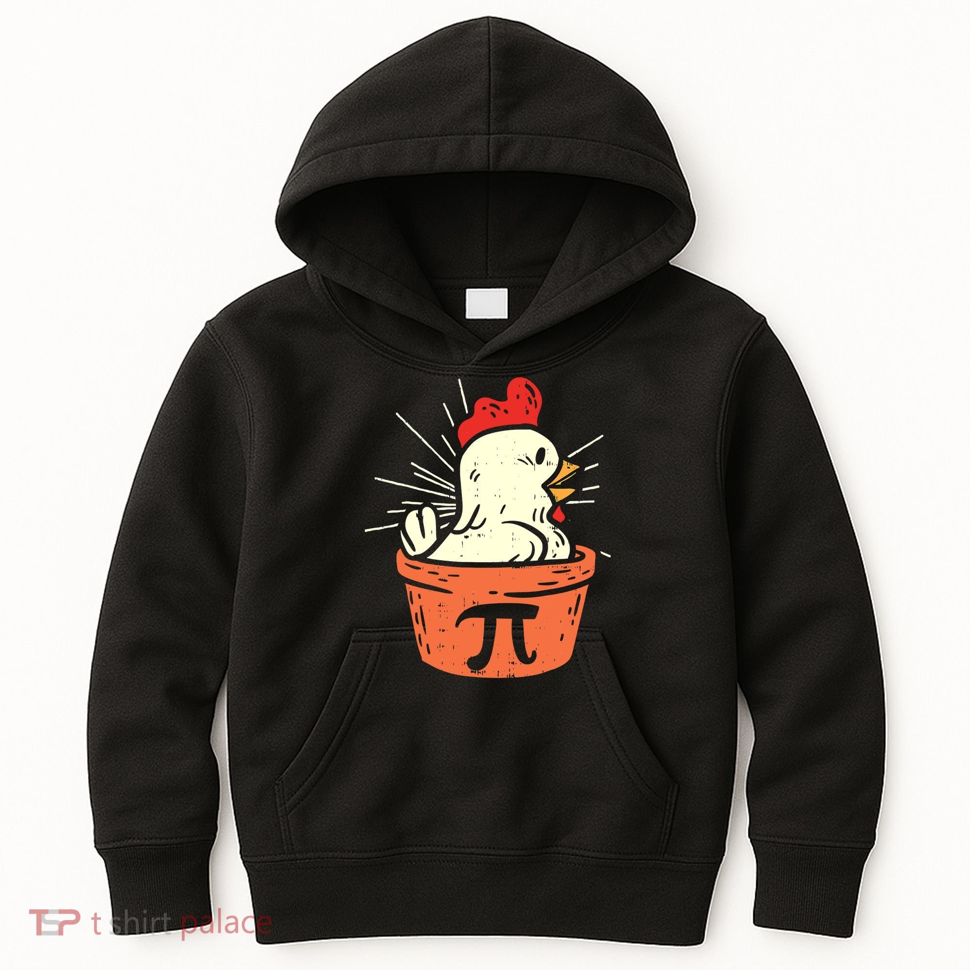 Funny Chicken Pot Pi Day Pie Math Lover Geek 3 14 Kids Hoodie