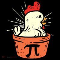 Funny Chicken Pot Pi Day Pie Math Lover Geek 3 14 Kids Long Sleeve Shirt thumb 2