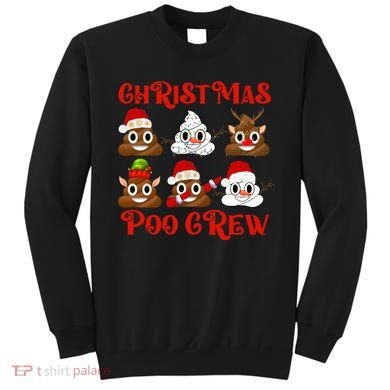 Funny Christmas Poop Crew Witner Holiday  Sweatshirt