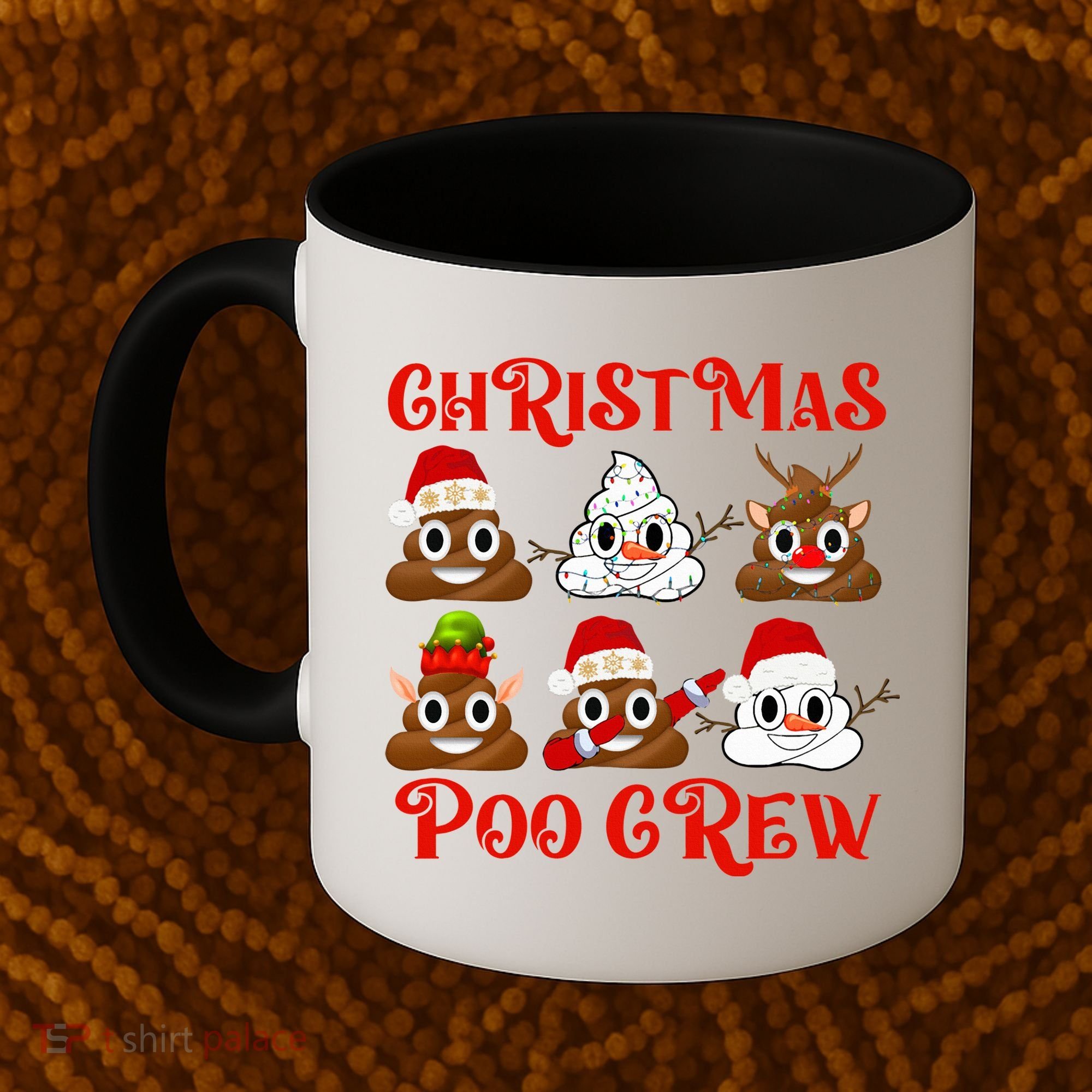 Funny Christmas Poop Crew Witner Holiday  Coffee Mug