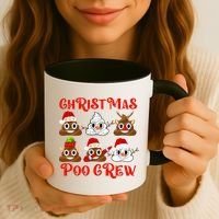 Funny Christmas Poop Crew Witner Holiday  Coffee Mug thumb 3