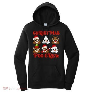 Funny Christmas Poop Crew Witner Holiday  Women's Hoodie