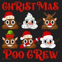 Funny Christmas Poop Crew Witner Holiday  Hat thumb 2