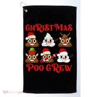 Funny Christmas Poop Crew Witner Holiday  Golf Towel thumb 0