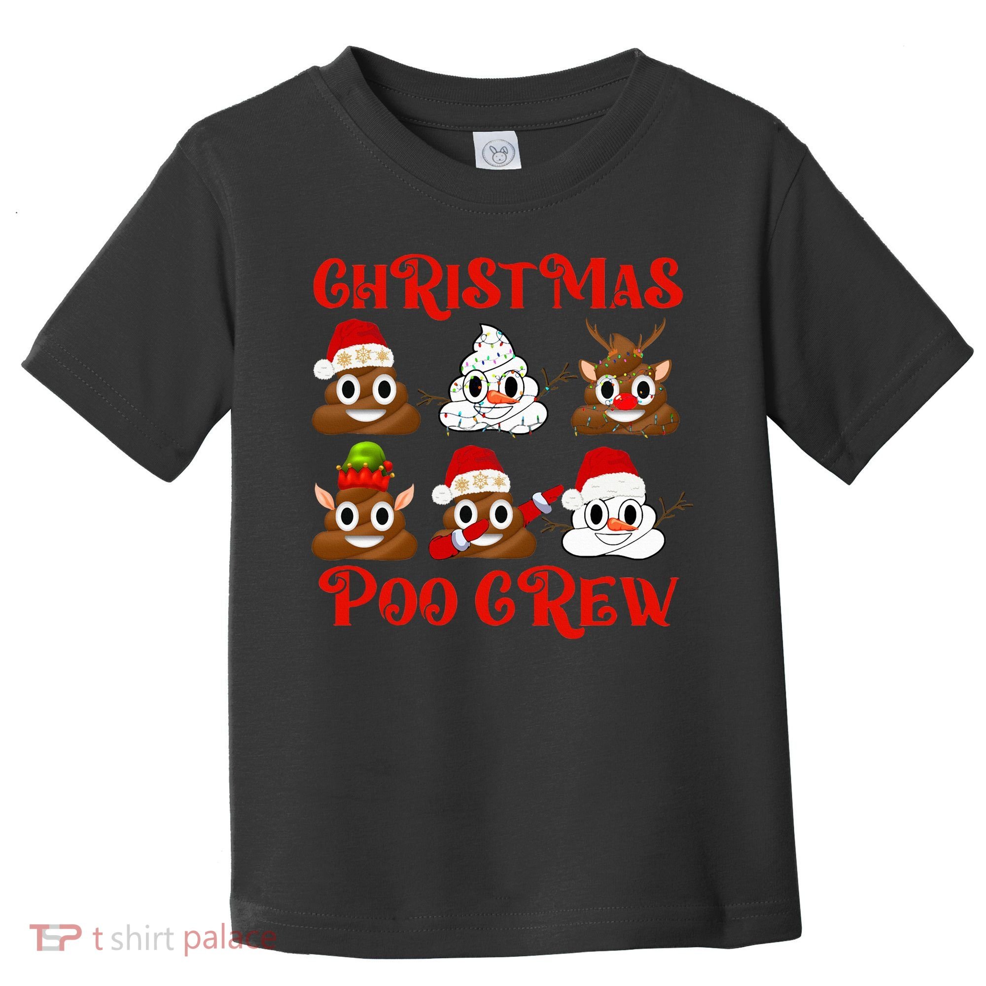 Funny Christmas Poop Crew Witner Holiday  Toddler T-Shirt