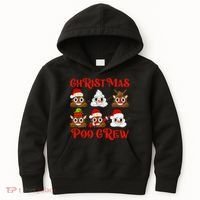 Funny Christmas Poop Crew Witner Holiday  Kids Hoodie thumb 0