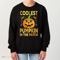 Funny Coolest Pumpkin In The Patch Funny Halloween Women's Sweatshirt thumb 0