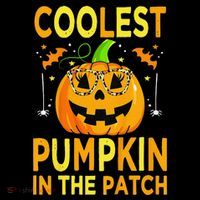 Funny Coolest Pumpkin In The Patch Funny Halloween Women's Hoodie thumb 2