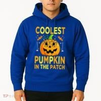 Funny Coolest Pumpkin In The Patch Funny Halloween Hoodie thumb 2