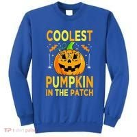 Funny Coolest Pumpkin In The Patch Funny Halloween Sweatshirt thumb 0