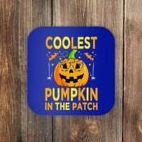 Funny Coolest Pumpkin In The Patch Funny Halloween Coaster thumb 0