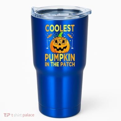 Funny Coolest Pumpkin In The Patch Funny Halloween Tumbler