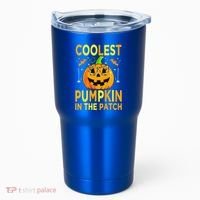 Funny Coolest Pumpkin In The Patch Funny Halloween Tumbler thumb 0