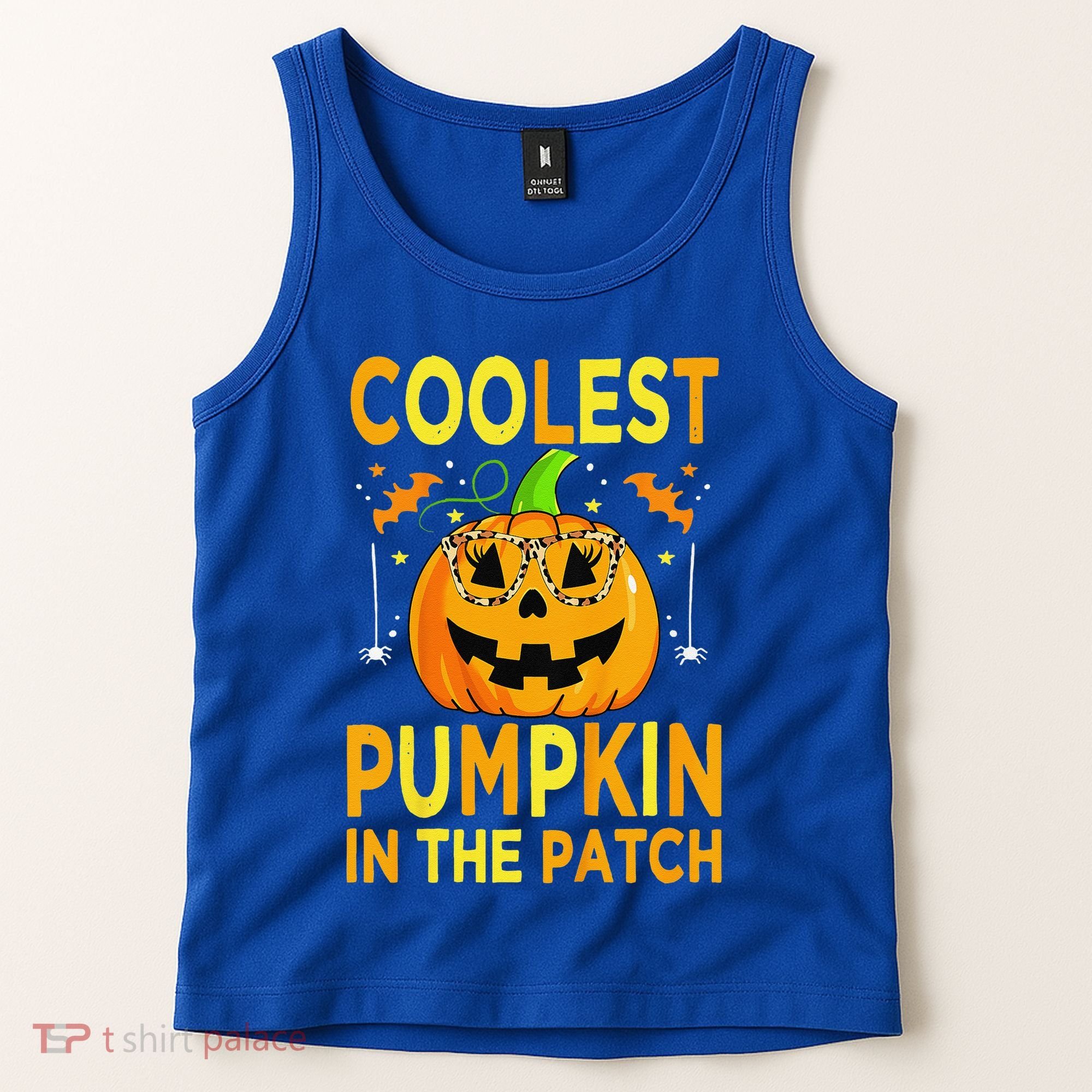 Funny Coolest Pumpkin In The Patch Funny Halloween Tank Top