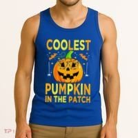 Funny Coolest Pumpkin In The Patch Funny Halloween Tank Top thumb 3
