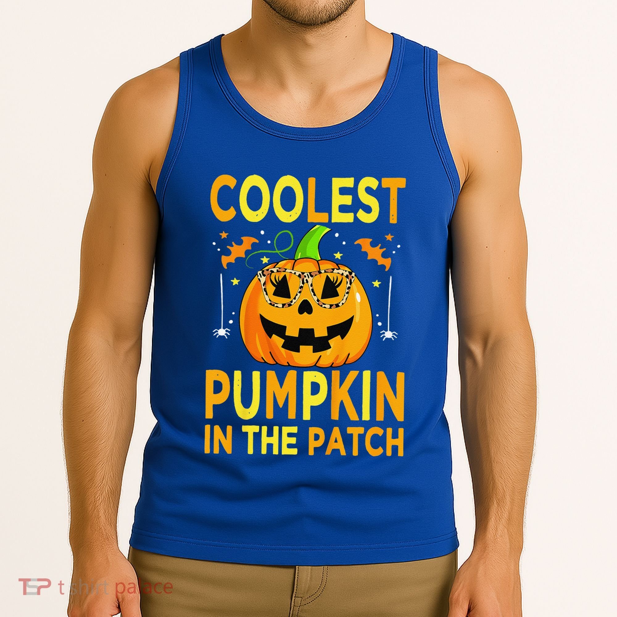 Funny Coolest Pumpkin In The Patch Funny Halloween Tank Top