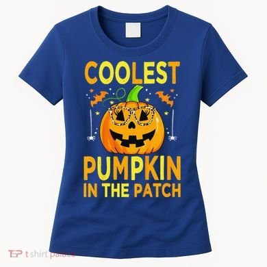 Funny Coolest Pumpkin In The Patch Funny Halloween Women's T-Shirt