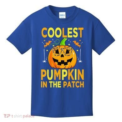 Funny Coolest Pumpkin In The Patch Funny Halloween Kids T-Shirt