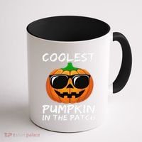 Funny Coolest Pumpkin In The Patch Halloween Funny Coffee Mug thumb 1