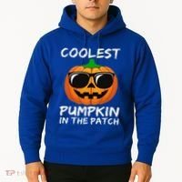 Funny Coolest Pumpkin In The Patch Halloween Funny Hoodie thumb 2