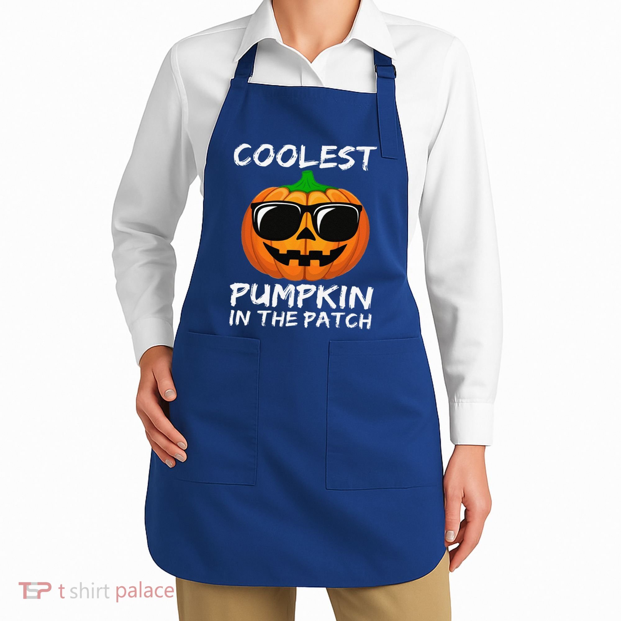 Funny Coolest Pumpkin In The Patch Halloween Funny Apron