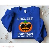 Funny Coolest Pumpkin In The Patch Halloween Funny Sweatshirt thumb 2