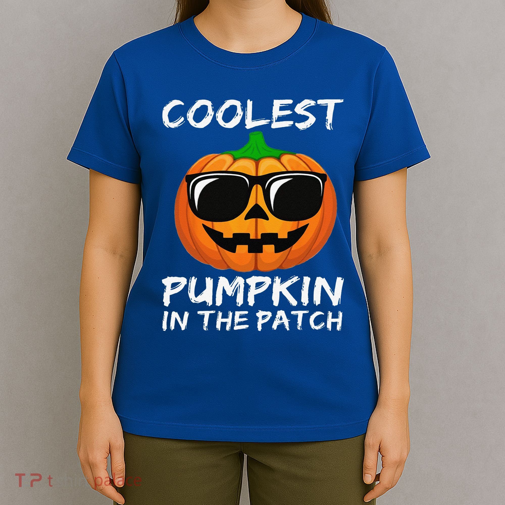 Funny Coolest Pumpkin In The Patch Halloween Funny T-Shirt
