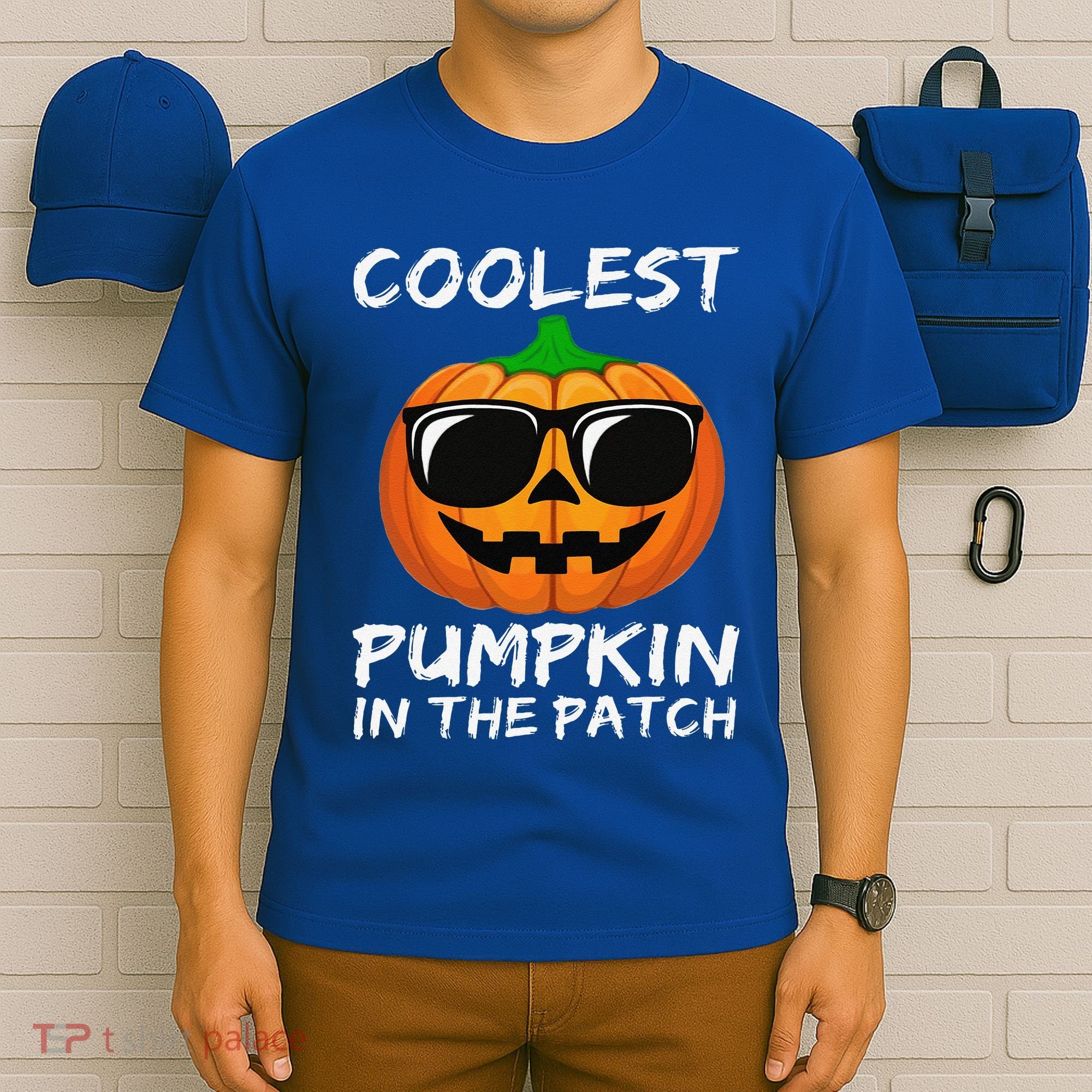 Funny Coolest Pumpkin In The Patch Halloween Funny T-Shirt