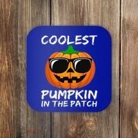 Funny Coolest Pumpkin In The Patch Halloween Funny Coaster thumb 0
