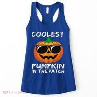 Funny Coolest Pumpkin In The Patch Halloween Funny Women's Tank Top thumb 0