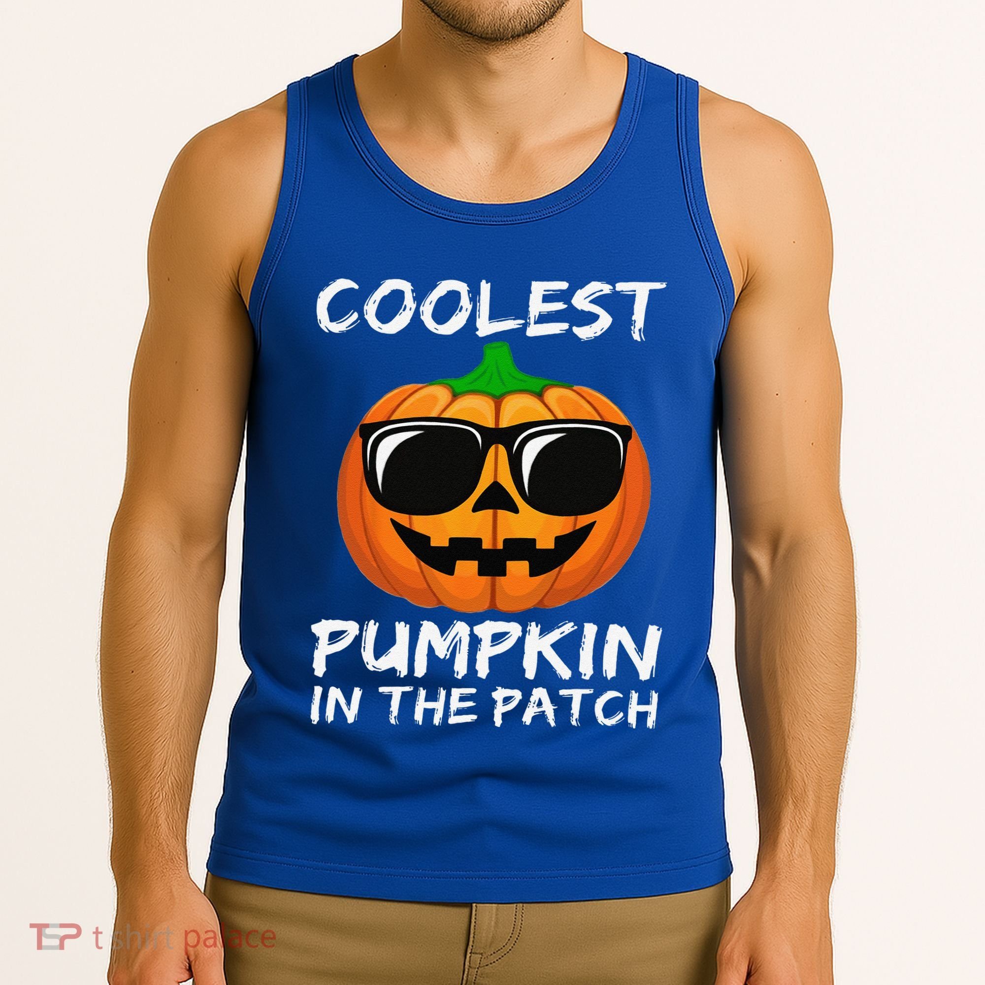 Funny Coolest Pumpkin In The Patch Halloween Funny Tank Top
