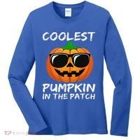 Funny Coolest Pumpkin In The Patch Halloween Funny Women's Long Sleeve Shirt thumb 0